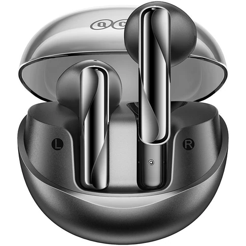 QCY AilyBuds Clear, ENC Crystal, Hi-Res, Bluetooth, Vízálló, Fekete, Vezeték nélküli fülhallgató