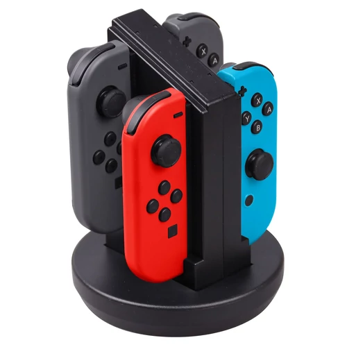 QWare Gaming Docking station, Nintendo Switch, Joy-Con, Fekete, Kontroller töltőállomás