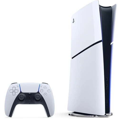 Sony PlayStation 5, Slim, 1TB, Digital Edition, 8K HDR, 120 FPS, Fehér, Játékkonzol