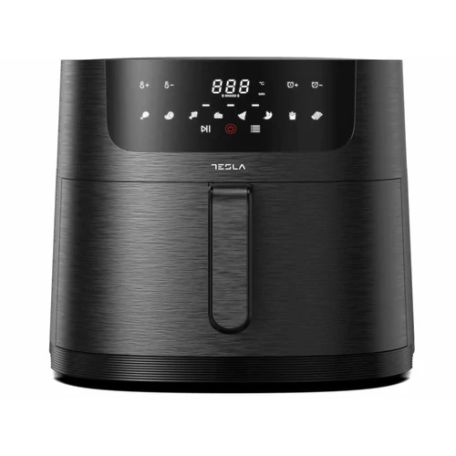 Tesla AF800B, Air fryer, 8 L, 1800 W, 80-200 C, 8 program, Fekete, Forrólevegős Sütő