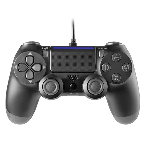 Tracer Shogun Pro, GameZone, PlayStation 4, PlayStation 3, PC, čierny, káblový ovládač