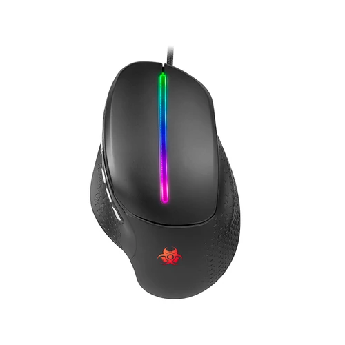Tracer Snail, GameZone, 6400 DPI, RGB podsvietenie, USB, optická, čierna, káblová myš