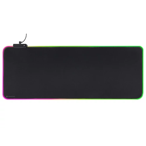 Tracer Maxi RGB, GameZone, 800 x 300 mm, Iluminare RGB, țesătură, anti-alunecare, negru, tastatură și mouse pad