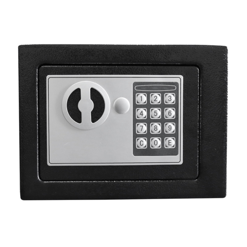 Tracer Compact Guard, LED, PIN-kódos kezelés, Biztonsági kulcs, Acél, Fekete-Fém, Elektronikus széf