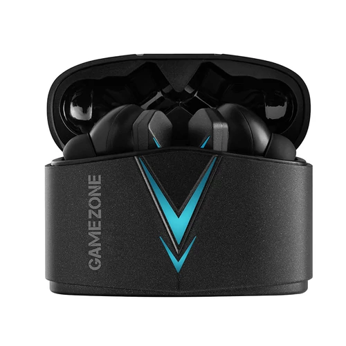 Tracer T6 Pro, GameZone, TWS, Bluetooth, USB-C, Fekete-Ezüst, Vezeték nélküli, Mikrofonos fülhallgató