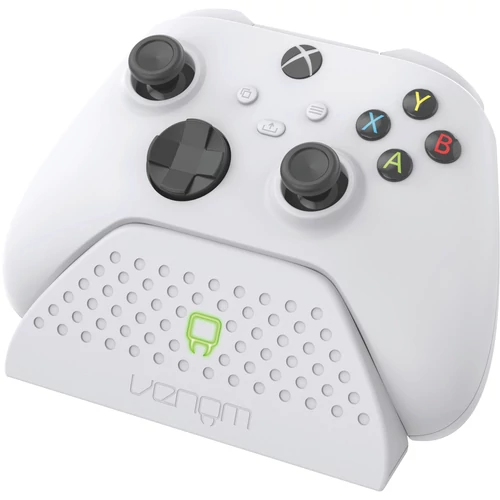 Venom Single Docking, Xbox Series X|S, Xbox One LED, USB, Biela, Nabíjacia stanica ovládača + 1 batéria