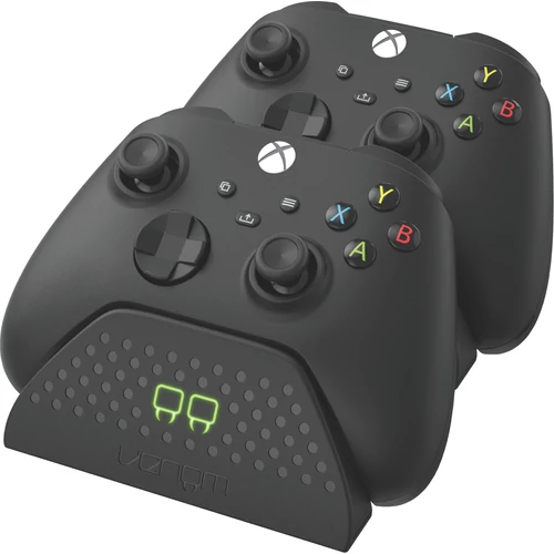 Venom Twin Docking Station, Xbox Series X|S, Xbox One, Schwarz, Controller-Ladestation + 2 Akkus
