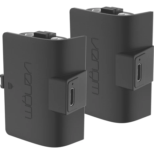 Venom Twin Rechargeable Battrery Pack, Xbox Series X|S, Xbox One, 3 m Kabel, Schwarz, Akkupack