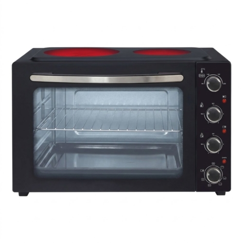 Oliver Voltz OV51441E45, 4300 W, 45 l, 2 infračervené varné platne, 90-230 ºC, čierna, elektrická rúra