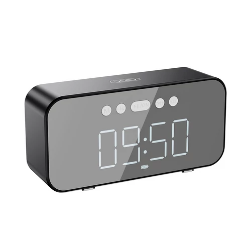 XO F41, 5 W, Bluetooth, USB, Jack 3.5 mm, FM, Mp3, Wireless, Negru, Radio cu ceas cu alarmă și difuzor