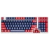 Imagine 3/6 - Tastatura cu fir, A4TECH Bloody S98 Sports, Mecanic (BLMS Red Switch), Iluminare RGB, eSport Gaming, US, Navy
