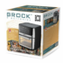 Kép 2/2 - Brock DA 1000 BK, Air fryer, 1800 W, 12L, 40-200°C, Grill funkciós, Ablakos, Digitális, Fekete, Forrólevegős sütő