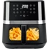 Kép 1/3 - Brock DAF 6501G, Air fryer, 1800 W, 6,5L, 12 program, Ablakos, Digitális, Fekete, Forrólevegős sütő