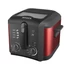 Imagine 1/2 - Friteuza, Brock DF 2501 RD, 1600 W, 2,5 l, 130°C - 190°C, Temporizator, Negru-Rosu