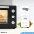 Imagine 9/11 - Mini cuptor electric, Brock TO 3001 BK, 1600W, 30L, 100-230°C, Functia gratar, Negru
