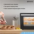 Kép 11/11 - Brock TO 9001 B, 650 W, 9 L, 100-230°C, Dupla fal, Cool-touch, Fekete, Elektromos Mini sütő