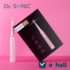 Kép 2/7 - Dr. SONIC D7, IPX7, 5 üzemmód, Szónikus, Rózsaszín, Elektromos fogkefe