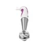 Imagine 2/6 - Mixer, LaFe BRK-002A, 400 W, 700 ml, 2 viteze, Turbo, Alb-Roz