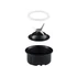 Imagine 6/10 - LaFe Titanium Power, 1300 W, 1,5 liter, Șase lame, acoperire din titan, negru, blender