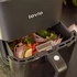 Obraz 6/9 - Lovio PureFry, Vzduchová fritéza, 1450W, 5 litrov, 8 programov, 80-200°C, Čierna, Teplovzdušná rúra
