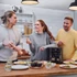 Imagine 11/13 - Cuptor cu aer cald, Lovio PureFry XL Smart, Air fryer, 1500W, 6 liter, 7+1 program, WiFi, Negru