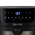 Imagine 6/13 - Cuptor cu aer cald, Lovio PureFry XL Smart, Air fryer, 1500W, 6 liter, 7+1 program, WiFi, Negru