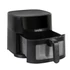 Imagine 5/13 - Cuptor cu aer cald, Lovio PureFry XL Smart, Air fryer, 1500W, 6 liter, 7+1 program, WiFi, Negru