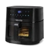 Imagine 7/13 - Cuptor cu aer cald, Lovio PureFry XL Smart, Air fryer, 1500W, 6 liter, 7+1 program, WiFi, Negru