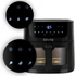 Imagine 8/13 - Cuptor cu aer cald, Lovio PureFry XL Smart, Air fryer, 1500W, 6 liter, 7+1 program, WiFi, Negru