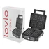 Imagine 9/13 - Aparat de facut vafe, Lovio LVWF001BK, 1400W, 4 felii, Controlul temperaturii, Antiaderente, Negru