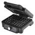 Imagine 2/13 - Aparat de facut vafe, Lovio LVWF001BK, 1400W, 4 felii, Controlul temperaturii, Antiaderente, Negru