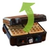 Imagine 5/13 - Aparat de facut vafe, Lovio LVWF001BK, 1400W, 4 felii, Controlul temperaturii, Antiaderente, Negru