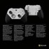 Kép 8/8 - Microsoft Elite Series 2 Core, Xbox Series X/S, Xbox One, PC, Fehér, Vezeték nélküli kontroller