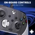 Obraz % s -PDP Rematch, Advanced, Xbox Series X|S, Xbox One, PC, Radial Black, Drátový ovladač