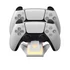 Imagine 11/13 - Statie de incarcare, PDP Afterglow Wave, PlayStation 5, DualSense, RGB Iluminare, Alb