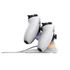 Imagine 12/13 - Statie de incarcare, PDP Afterglow Wave, PlayStation 5, DualSense, RGB Iluminare, Alb