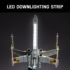 Kép 3/7 - Paladone Posable Desk Light, Star Wars: X-Wing, 15 cm, LED, USB, Asztali lámpa