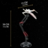 Kép 6/7 - Paladone Posable Desk Light, Star Wars: X-Wing, 15 cm, LED, USB, Asztali lámpa