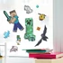 Obraz 4/5 - Paladone Window Cling Decals, Minecraft, Official, Dekoratív matrica csomag
