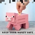 Kép 4/6 - Paladone, Minecraft: Pig Money Bank™, Műanyag, Rózsaszín, Malac persely