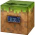 Kép 2/7 - Paladone, Minecraft: Grass Block™, 4,33", LED világítás, USB, Vezetékes, Digitális ébresztőóra