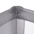 Imagine 5/10 - Pat pentru copii, Promedix PR-803G, Travel, 125 x 65 x 74 cm, Pliabil, Gri-Transparent