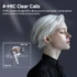 Imagine 7/8 - QCY MeloBuds Neo, Crystal Clear, ENC, Waterproof, Bluetooth, Black, Căști fără fir
