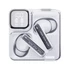 Imagine 1/10 - QCY MeloBuds Neo, Crystal Clear, ENC, Rezistent la apă, Bluetooth, Alb, Căști fără fir