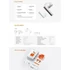 Imagine 6/10 - QCY MeloBuds Neo, Crystal Clear, ENC, Rezistent la apă, Bluetooth, Alb, Căști fără fir