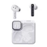 Imagine 2/10 - QCY MeloBuds Neo, Crystal Clear, ENC, Rezistent la apă, Bluetooth, Alb, Căști fără fir