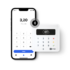 Kép 2/6 - SumUp Air Android / iOS, NFC, Fehér kártyaolvasó terminál