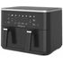 Kép 2/5 - Tesla AF900BSD, Air fryer, 4.5 l + 4.5 l, 2400 W, 80-200 C, 2 kosaras, Fekete, Forrólevegős Sütő