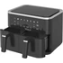 Kép 3/5 - Tesla AF900BSD, Air fryer, 4.5 l + 4.5 l, 2400 W, 80-200 C, 2 kosaras, Fekete, Forrólevegős Sütő
