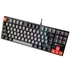 Imagine 3/6 - Tastatura cu fir, Tracer Strike 87, GameZone, Rainbow LED iluminare, US, Mecanic, USB, Negru